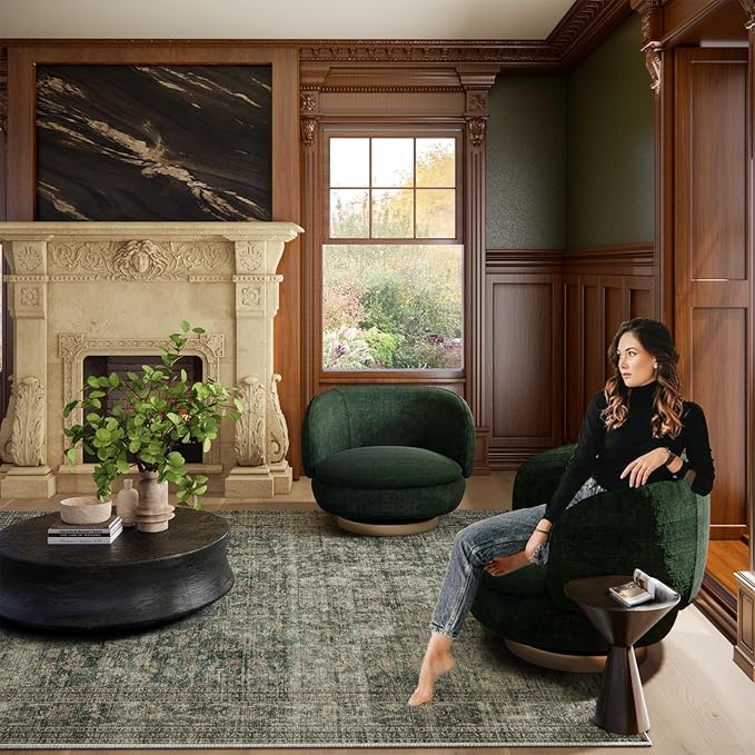 Washable Kitchen Rug Runners for Hallways: 2'x10' Entryway Rug with Non Slip Backing Low Pile Soft Indoor Long Floor Carpet Runners for Hallways Kitchen Laundry Room Bathroom Bedroom