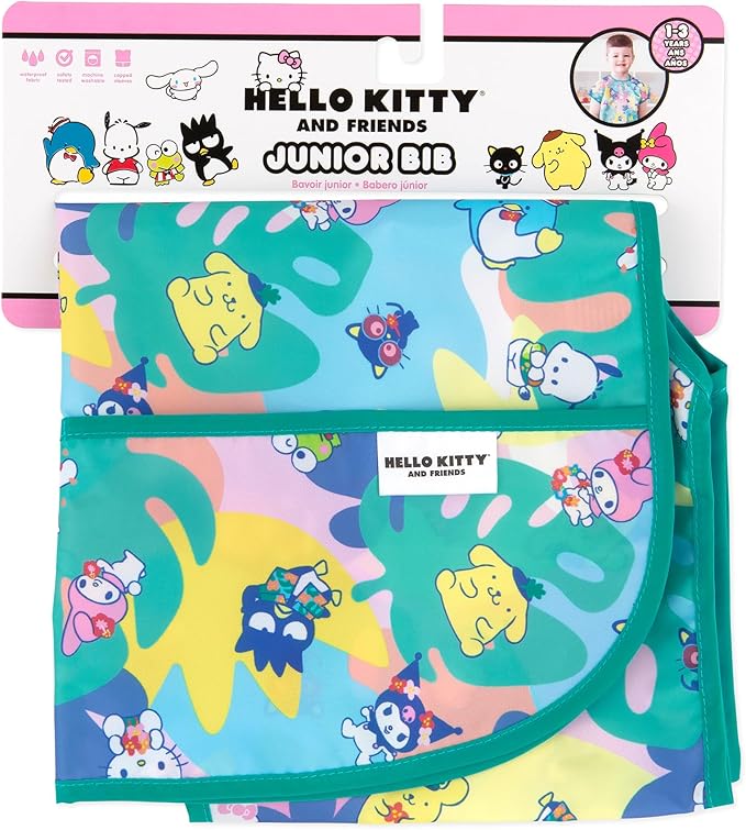 Bumkins Bibs - Toddler Bibs, Waterproof, Large for 1-3 Years, Short Sleeve