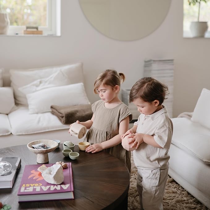 mushie Silicone Snack Cup | Spill Proof Food Container for Toddler and Baby (Vanilla Confetti)