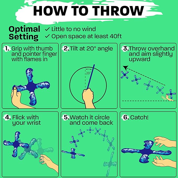 Refresh Sports Soft Boomerang - Best Gifts for Boys & Girls - Fun Kid Stocking Stuffers & Holiday Presents - Outdoor Toys & Birthday Party Favors - Goodie Bag Easter Basket Stuffers for Kids