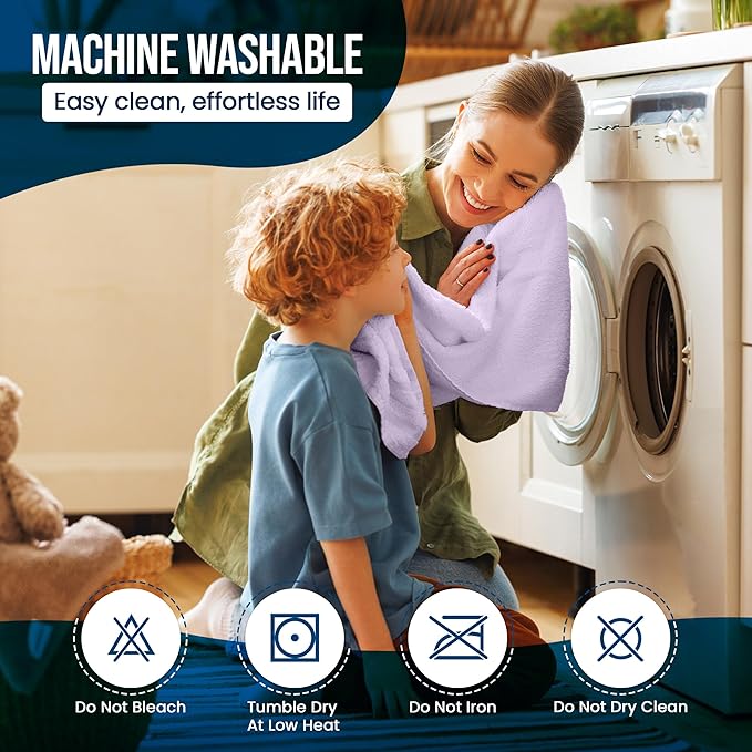 Utopia Bedding Waterproof Mattress Protector Full Size, Premium Terry Mattress Cover 200 GSM, Breathable, Fitted Style with Stretchable Pockets (Lavender)