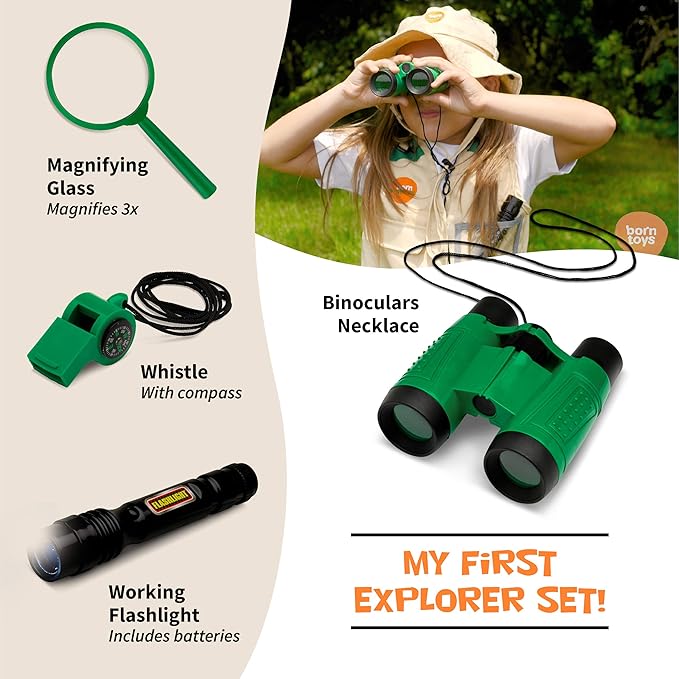 Born Toys Kids Costumes Set, 3-in-1 Dress Up & Pretend Play, Ages 3-7, Washable