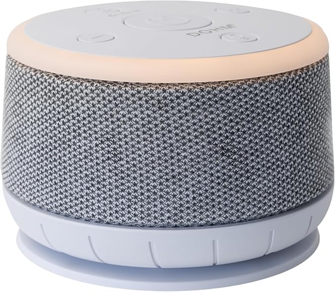 Yogasleep Dohm Nova White Noise Sound Machine, Better Sleep for Babies & Adults. Includes Night Light, 10 Fan Speeds & Calming Pink Noise for Louder Noise Masking. Noise Canceling for Office Privacy.