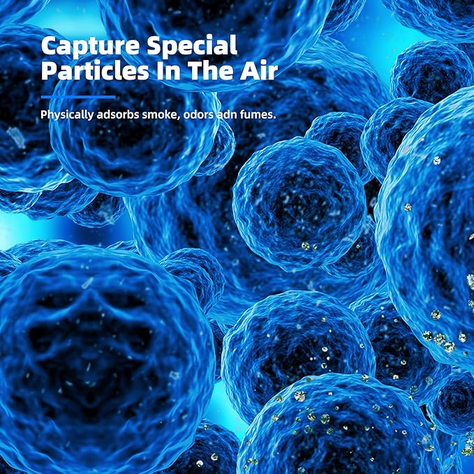 AROEVE MK04 Air Filter Suitable for MK04 for Dust, Pet Dander, Smoke, Pollen for Bedroom and Office- Standard Version(2 Pack)