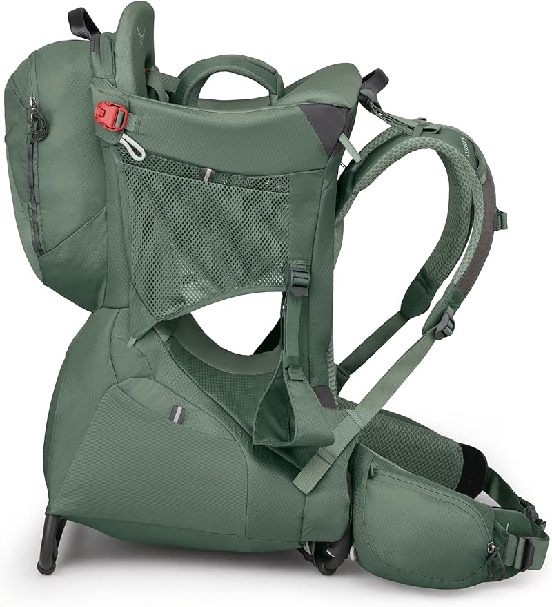 Osprey Poco Premium Child Carrier Backpack - Deluxe Kid Carrier for Hiking with Built-in Sunshade, Removable Daypack, and Adjustable Fit - Premium Comfort for Parent and Child