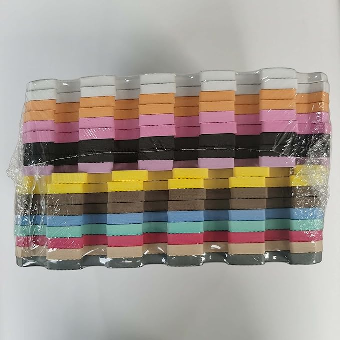 qqpp EVA Rubber 18 Tiles Interlocking Puzzle Foam Floor Mats - Baby Play Mat for Playing | Exercise Mat for Home Workout. White, Blue, Gray. QC-AGLb18N