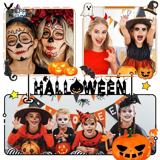 Face Painting Kit for Kids - 20 Colors Water Based Non-Toxic Paint With Stencils & Brushes - Professional Body Makeup Kit for Parties, Birthdays, Halloween