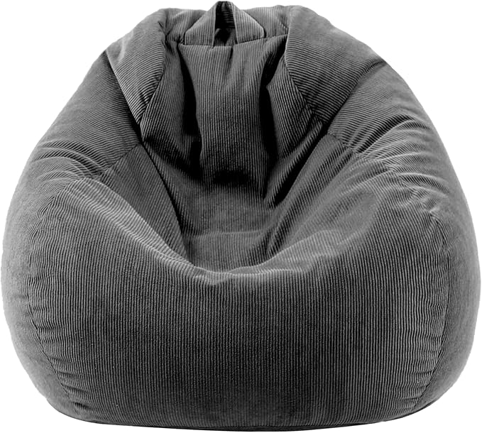 Bean Bag Chairs for Kids Chair Round Sofa Memory Foam Filling Reading Gaming Sofa for Living Room Bedroom