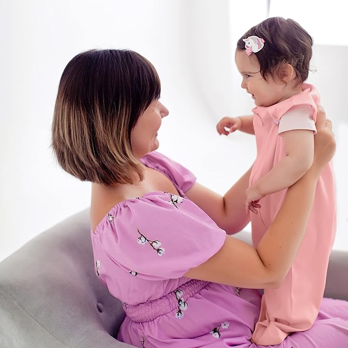 Baby Sleep Sack 1.0 TOG, Organic Cotton Baby Wearable Blanket with Two-Way Zipper, Swaddle Transition Baby Sleeping Bag, All-Season Sleep Sack for Newborn Infant Toddler Boy Girl, 2-Pack