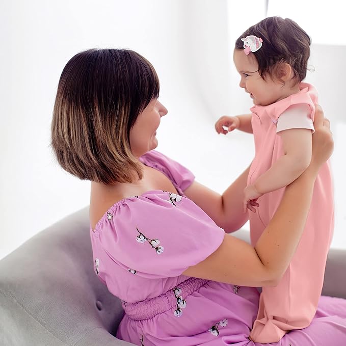 Baby Sleep Sack 1.0 TOG, Organic Cotton Baby Wearable Blanket with Two-Way Zipper, Swaddle Transition Baby Sleeping Bag, All-Season Sleep Sack for Newborn Infant Toddler Boy Girl, 2-Pack, 12-18 Month
