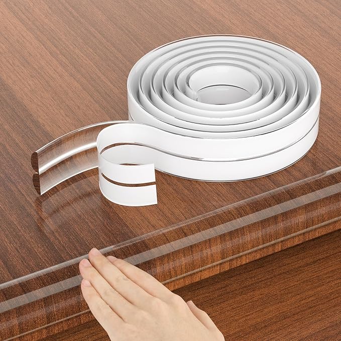 Corner Protectors, Clear Corner Protector Baby Proofing, Soft Edge Protectors,6.6ft(2M) Corner Guards Furniture Corner&Edge Safety Bumpers with Upgraded Strong Adhesive for Furniture&Sharp Corners