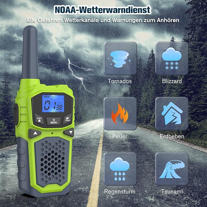 Walkie Talkies for Kids,Long Range 2 Way Radio 22CH VOX,Birthday Gift,Family Walkie Talkie for Camping Hiking Indoor Outdoor，Toys Gifts for 6-12 Years Old Boys Girls（No Batteries）