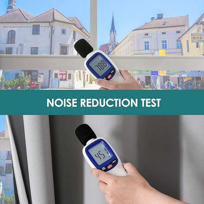 ChrisDowa 100% Blackout Curtains for Bedroom with Black Liner, 2 Thick Layers Total Blackout Thermal Insulated Grommet Small Window Curtains 45 Inch Length 2 Panels Set (Light Grey, 42 x 45 Inch)