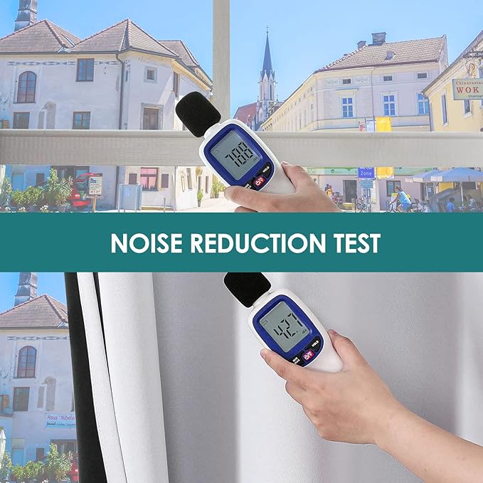 ChrisDowa 100% Blackout Curtains for Bedroom with Black Liner, 2 Thick Layers Total Blackout Thermal Insulated Grommet Window Curtains 2 Panels Set (Greyish White, 52 x 54 Inch)