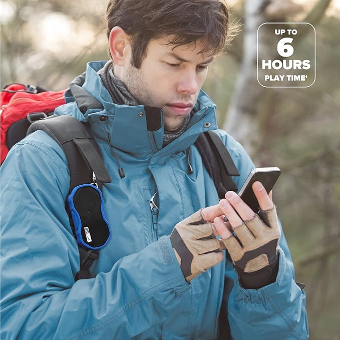 Altec Lansing Baby Boom XL - Waterproof Bluetooth Speaker, Wireless & Portable for Travel & Outdoor Use, Deep Bass & Loud Sound, 1 Pack, Black