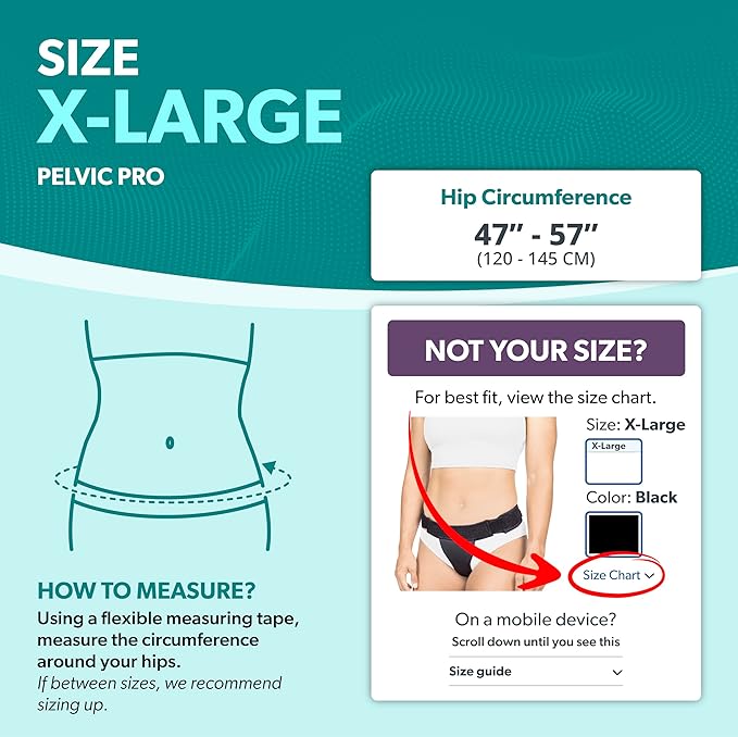 BraceAbility Pelvic Pro Prolapse Belt - Patented, Original Uterus Support Brace for Women Treating Dropped Bladder, Uterine Prolapse, Vulvar Varicosities, Postpartum, Symphysis Pubis Dysfunction (XL)