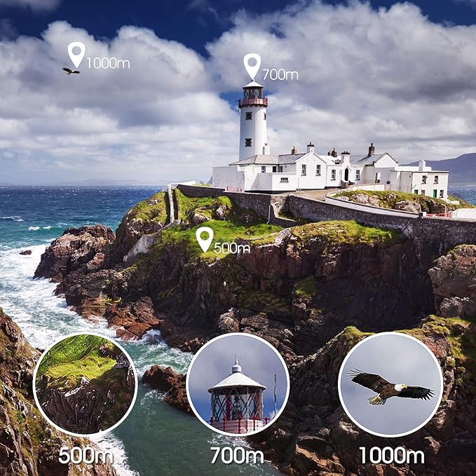 Pirate Monocular Telescope, 25x30 High Powered Zoomable Collapsible Brass Spyglass Handheld Waterproof Telescope Monocular for Bird Watching Hunting Hiking Travelling