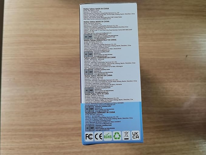 Wishouse Kids Walkie Talkies Rechargeable 3 Pack, Girls Boys Toys Age 7 8 9 10 for Outdoor Camping Adventure Games with Flashlight, Birthday Xmas Gift for 4 5 6 Year Old Children