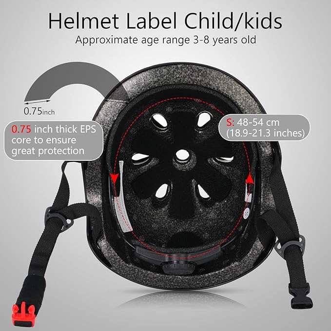 Kingdder 4 Pack Kids Helmets Toddler Adjustable Bike Helmet Ages 3-8 CPSC Certified Children Training Headwear for Boys Girls Skateboard Bicycle Scooter Cycling Riding Sports