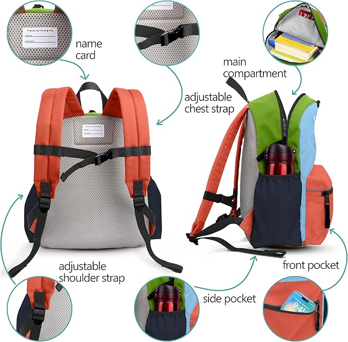 Toddler Backpack for Toddlers 1-2: Baby kids Backpack for daycare Boys Girls