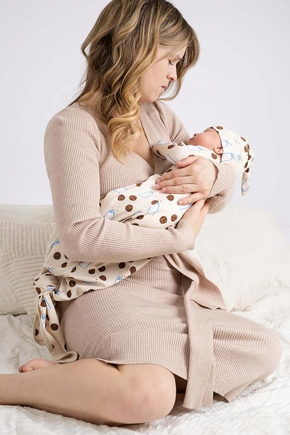 MONICA + ANDY Baby Organic Knot It Gown