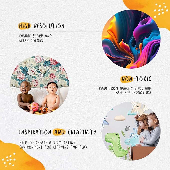 Safari Animal Wall Decals for Kids by Lipastick-Peel and Stick Jungle Stickers Giraffe, Elephant, Hippo, Palm Tree, Parrot for Toddlers Room, Nursery, Playroom, Classroom, Daycare Decor Art- XXL