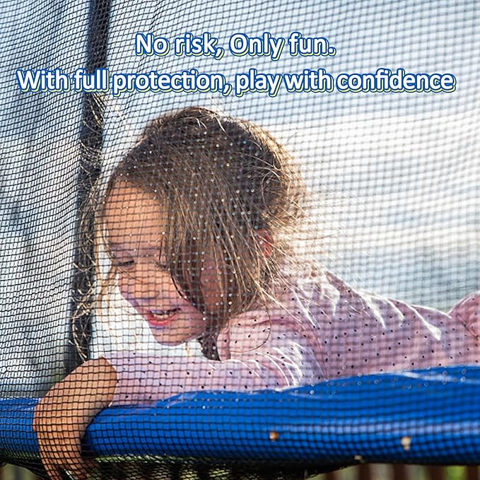 Trampoline Spring Cover, 10ft/12ft/14ft/15ft/16ft Trampoline Replacement Safety Pad, Waterproof Trampoline Accessories Pad for Round Frame