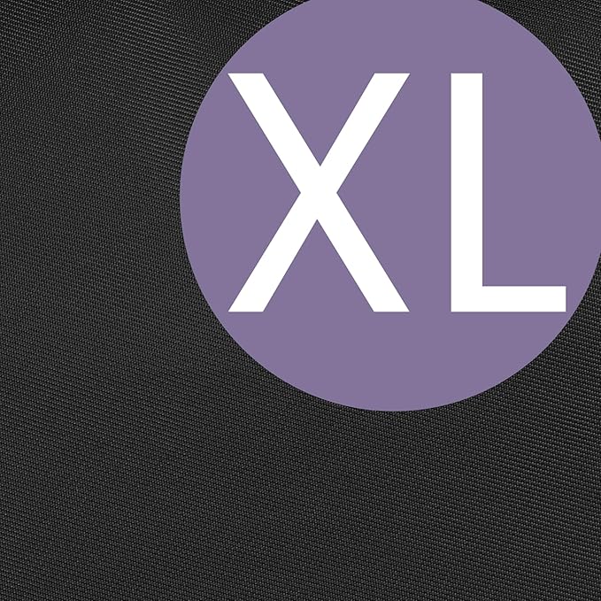 RUVALINO Diaper Bag Backpack-Expandable Baby Bag with up to 50% Capacity -Baby Essentials Bag with Changing Pad Insulated Bottle Holders & Pacifier Case, Waterproof, Black XL