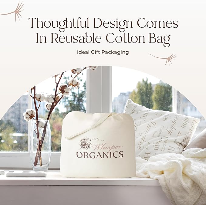 Organic Waterproof Mattress Protector Queen Size - 100% Waterproof Mattress Pad with Extra Soft Quiet & Breathable Triple Layer Protection - GOTS Certified Machine Washable Deep Pocket Design (Queen)