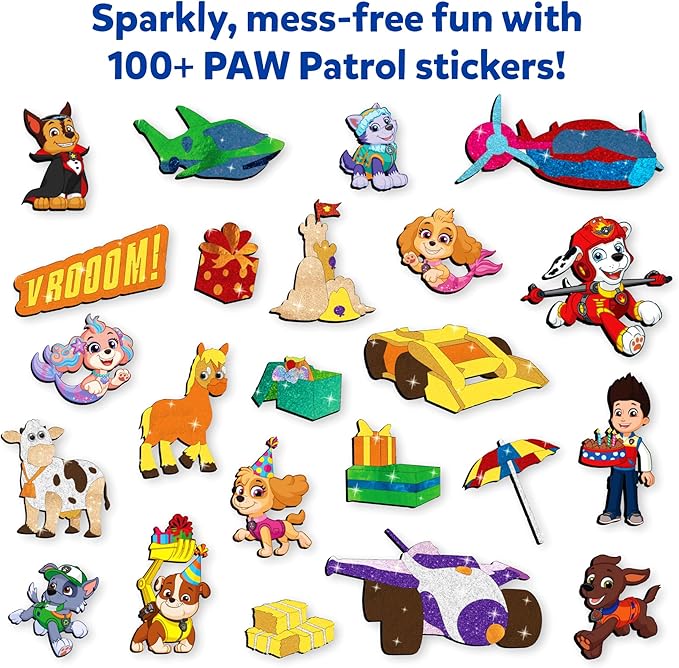 Skillmatics Foil Fun - PAW Patrol, Mess-Free Art & Craft Kits for Kids, DIY Creative Activity, Travel Toys, Gifts for Fans of Chase, Marshall, Skye, Girls, Boys, Ages 4, 5, 6, 7, 8 and Up