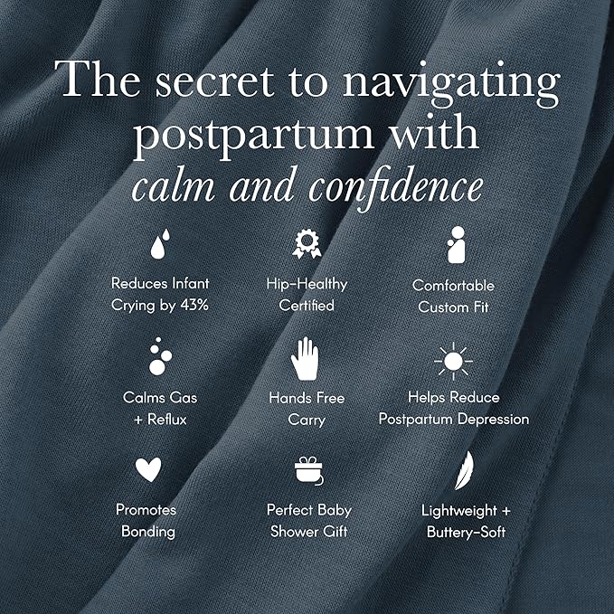 Solly Baby Wrap, Buttery-Soft Baby Carrier Newborn to Toddler 8-25 Lbs., Lightweight & Hands-Free Wrap, Breathable Summer Carrier, Baby Wearing & Postpartum Essential, New Mom Gift, Driftwood Stripe