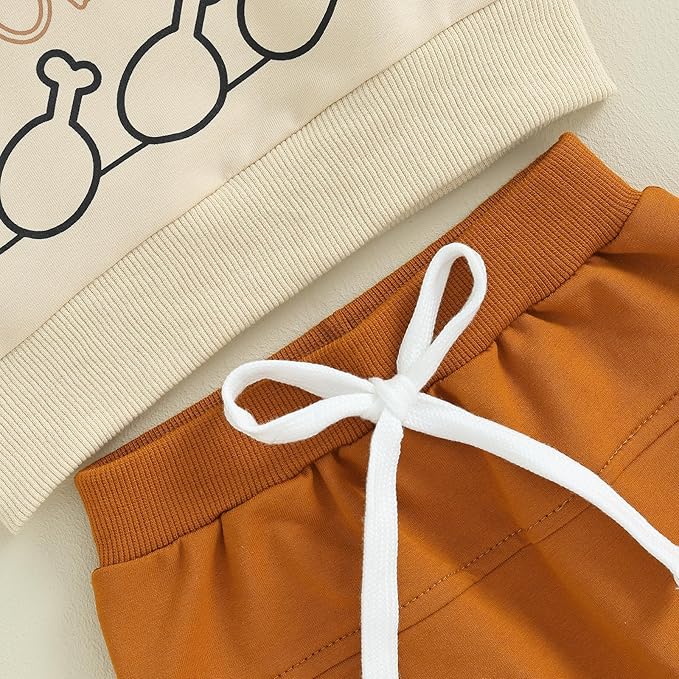 0-4T Toddler Boy Girl Halloween Outfit Fall Clothes Ghost Long Sleeve Sweatshirt Top Pants Baby Halloween Clothes