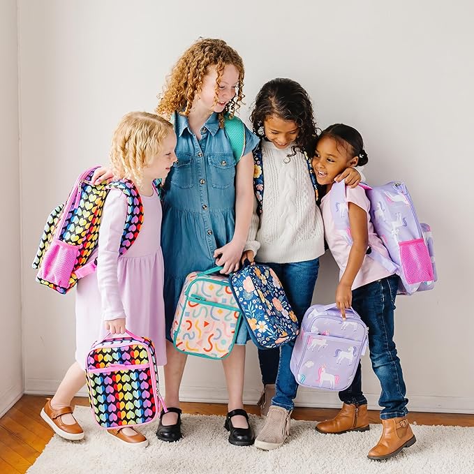 Wildkin ECO rPET Kids Backpack – Recycled, Padded, Adjustable for School & Travel – Unicorns