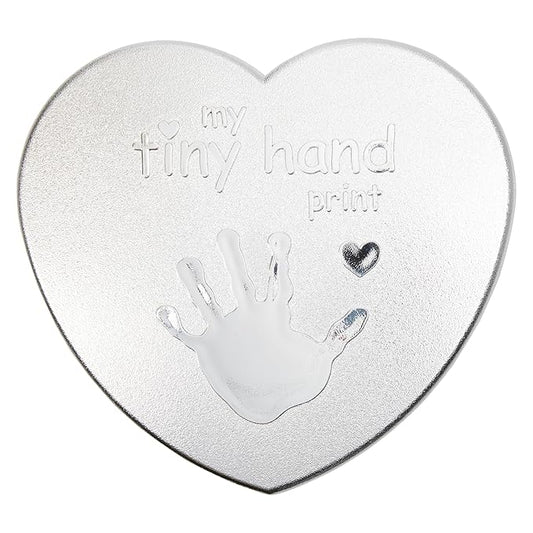 C.R. Gibson 3 Piece Baby Handprint & Footprint Kit, 6.5" x 6.25", Heart First