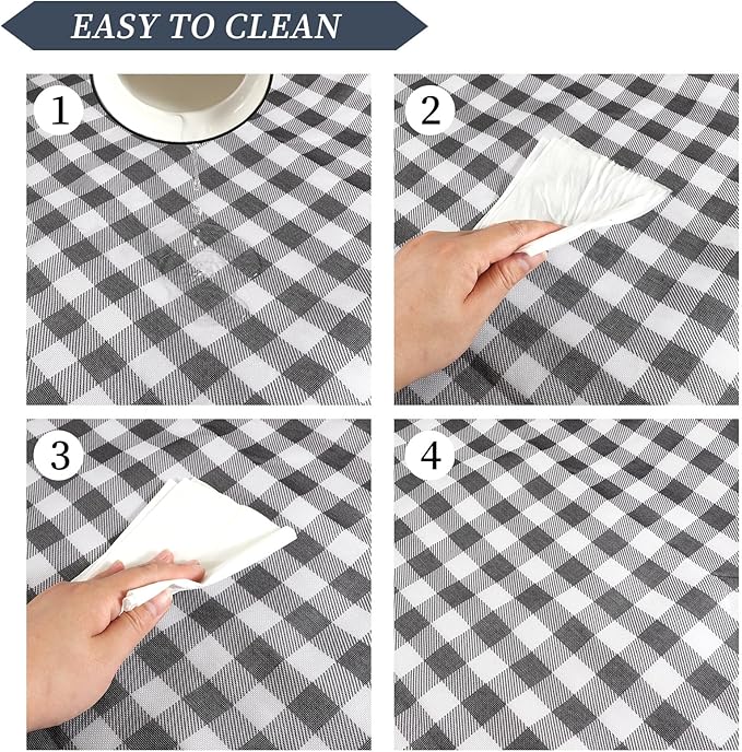 Picnic Blanket Waterproof Beach Rug 80''x118'' Picnic Mat Washable Lightweight with Handle Navy Blue Checkered for Hiking Travelling Outdoor Camping,Parks