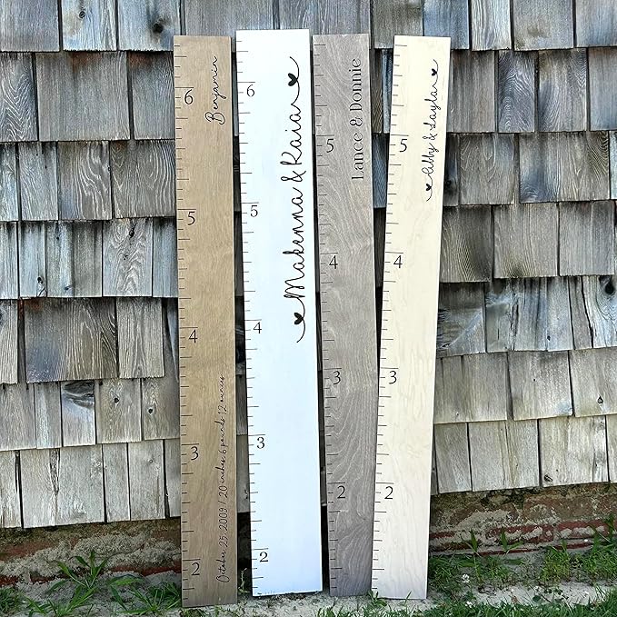 Personalized Growth Chart for Wall - Kids Height Ruler, Wooden Growth Chart for Kids, Wall Ruler for Kids Height Measurement and Height Growth Chart for Home - Kids Sizing Chart