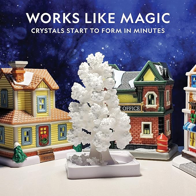 NATIONAL GEOGRAPHIC Craft Kits for Kids - Crystal Growing Kit - Grow a Crystal Garden in Just 6 Hours, Educational Craft Art Project, STEM Crafts for Girls Ages 8 9 10 11 & 12 (Amazon Exclusive)