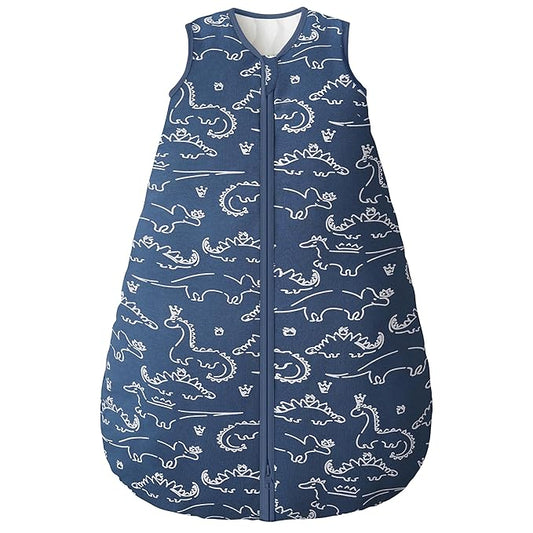 Yoofoss Baby Sleep Sack 0-6 Months, TOG 2.5 Baby Wearable Blanket with 2-Way Zipper, 100% Organic Cotton Fabric Winter Newborn Sleeping Sack, Warm Soft Comfy