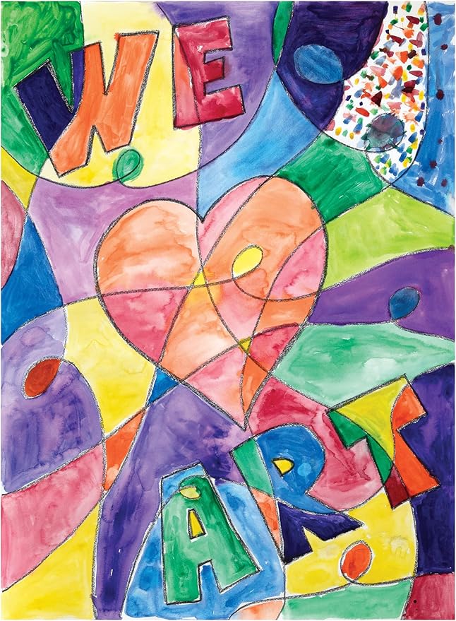 Prang Oval Pan Watercolor Set Master Pack, 8 Assorted Colors, 12 Refill Trays, 24 Paint Sets