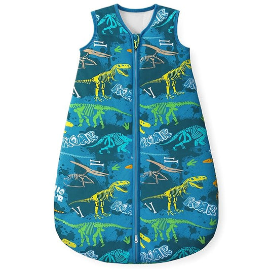 Yoofoss Baby Sleep Sack 18-24 Months, 1.5 Tog Baby Wearable Blanket with 2-Way Zipper, 100% Cotton Organic Fabric Winter Infant Sleeping Sack, Warm Soft Comfy