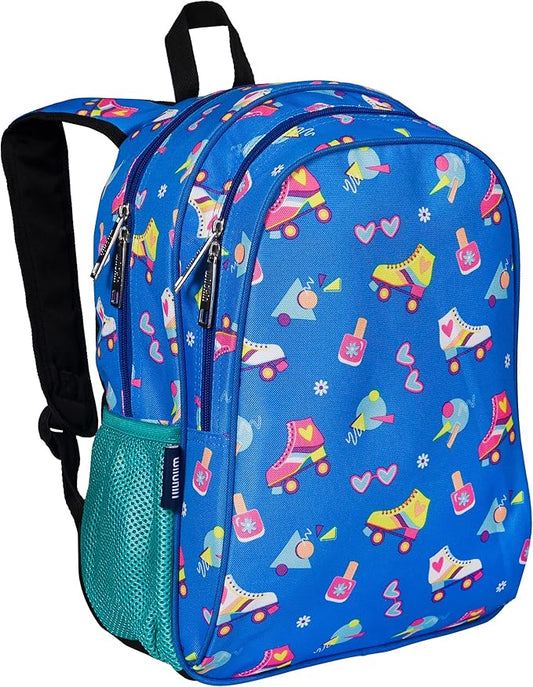 Wildkin 15-inch Kids Backpack – Durable, Padded, Adjustable for School & Travel - Rad Roller Skates