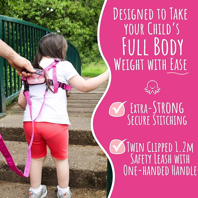 Hobbledehoo Safety Harness For Kids & Toddlers Aged 2-7 Years, Child Harness For Walking & Play Autism Safety Awareness