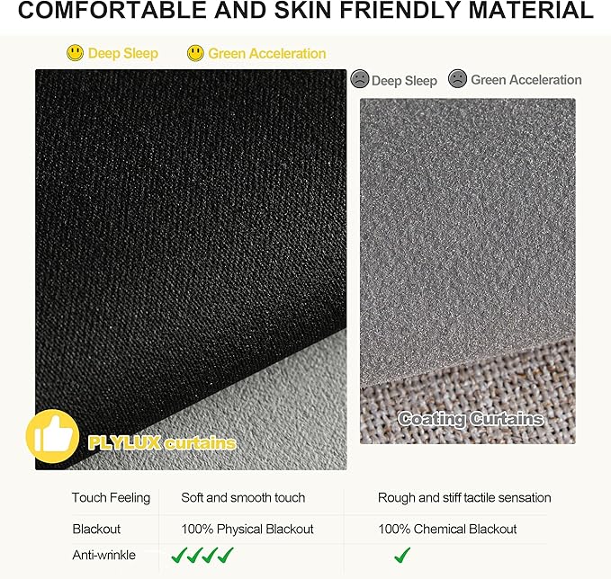 NICETOWN Plylux Blackout Curtains Thermal Insulated Window Treatment Panels Room Darkening Blackout Drapes for Living Room Grommet Bedroom Draperies, 52 x 84 Inch, Silver Grey, 2 Panels