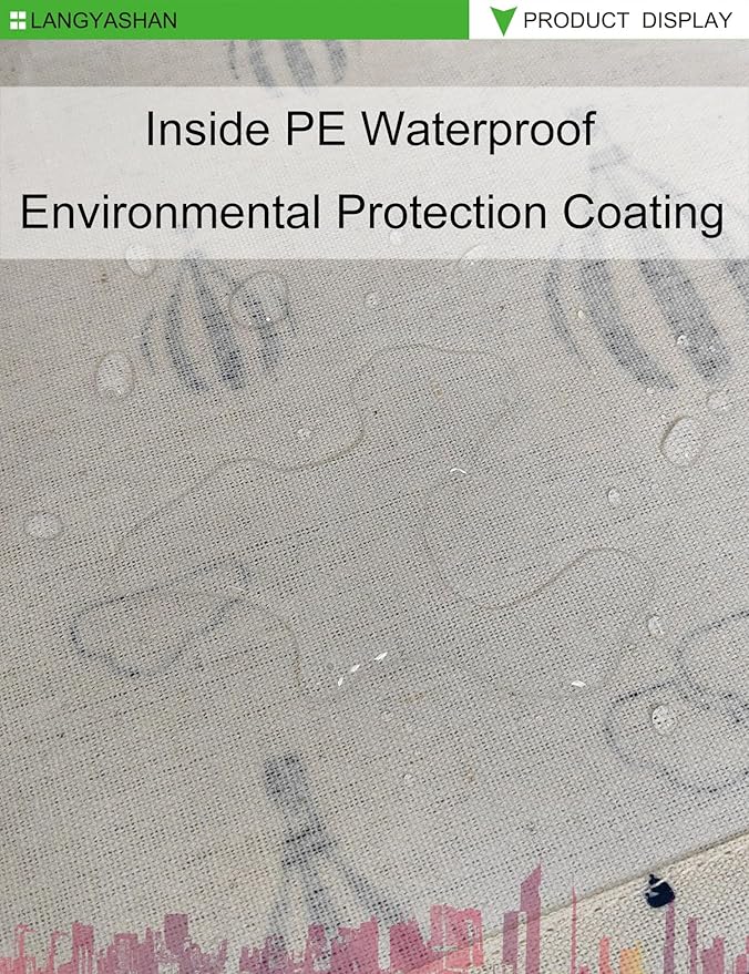 LANGYASHAN Rectangular Storage Bin Collapse Canvas Fabric Cartoon Storage Basket with Handles for Organizing Home Kitchen Boys and Girls Toys Office Closet Shelf Baskets (Rec Blue Balloon)