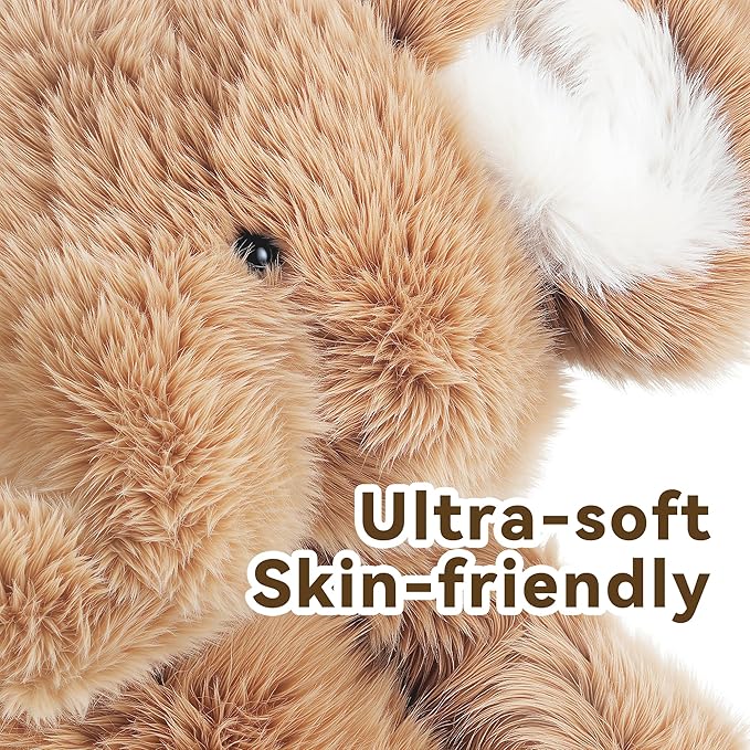 iPlay, iLearn Elephant Stuffed Animal, Soft Baby Plush Elephant Toy, Infant 18" Big Cute Fluffy Animal Toy, Ultra Soft Nursery Bedtime Huggable Birthday Gifts for Toddlers Girls Boys Kids Age 0 and up