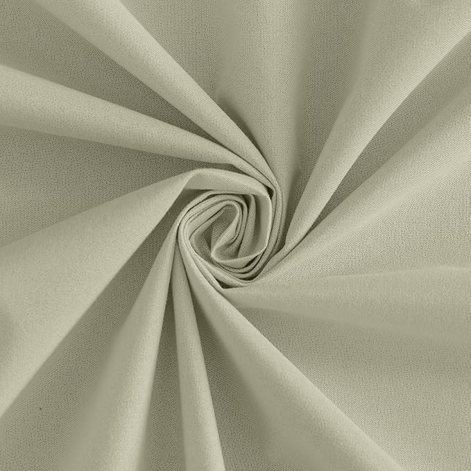 NICETOWN 100% Blackout Muted Beige Curtains 84 inches Long, Grommet Energy Saving Thermal Insulated Window Treatments Lightweight for Bedroom/Home Office, W52 x L84, 2 Panels