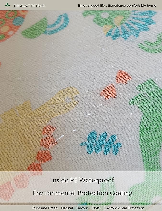 Rectangular Folding Laundry Basket, Canvas Basket,Nersury Hamper,Suitable for Children,Office,Bedroom,Clothes,Toys Storage（Dinosaur Paradise） (1)