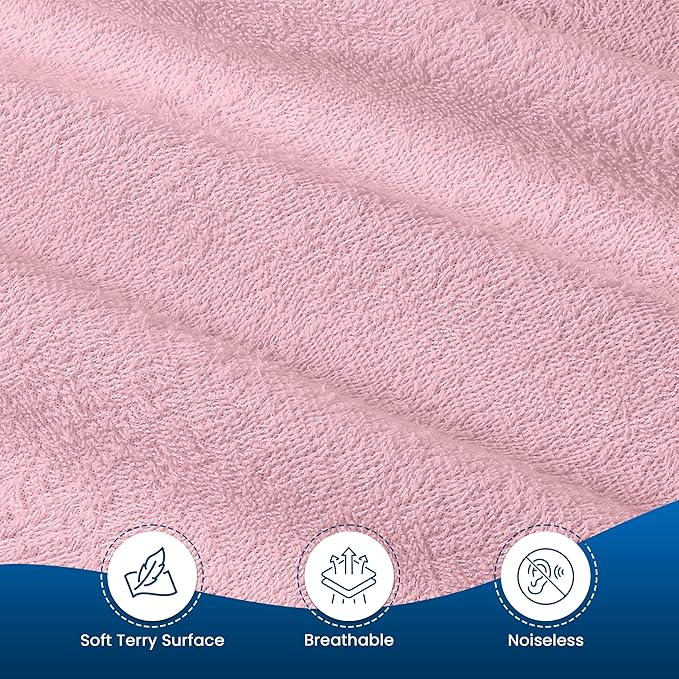 Utopia Bedding Waterproof Mattress Protector Twin Size, Premium Terry Mattress Cover 200 GSM, Breathable, Fitted Style with Stretchable Pockets (Pink)