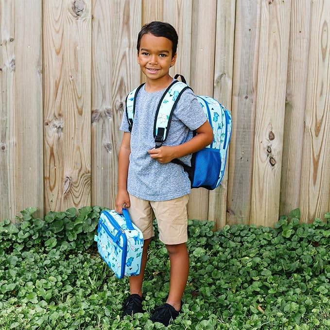 Wildkin Blue Dino 15 Inch Backpack