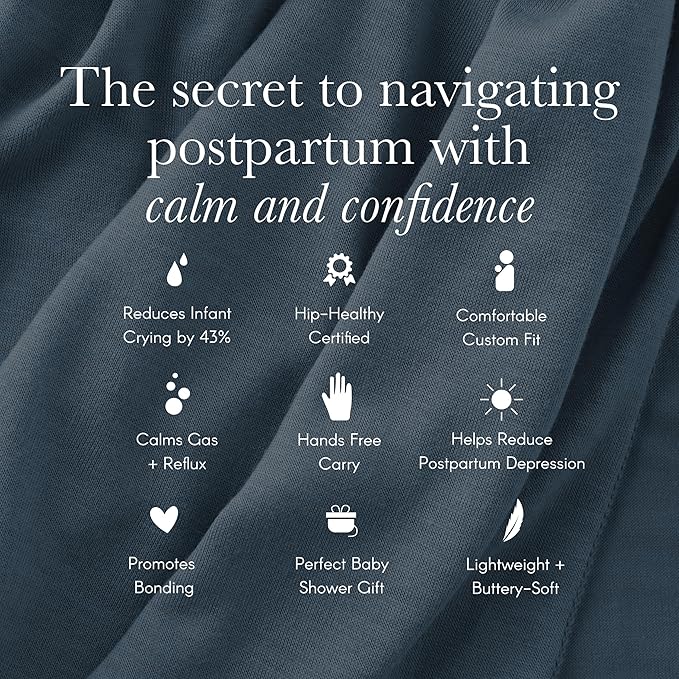 Solly Baby Wrap, Buttery-Soft Baby Carrier Newborn to Toddler 8-25 Lbs., Lightweight & Hands-Free Infant Sling Wrap, Breathable Summer Carrier, Baby Wearing & Postpartum Essential, New Mom Gift, Spelt